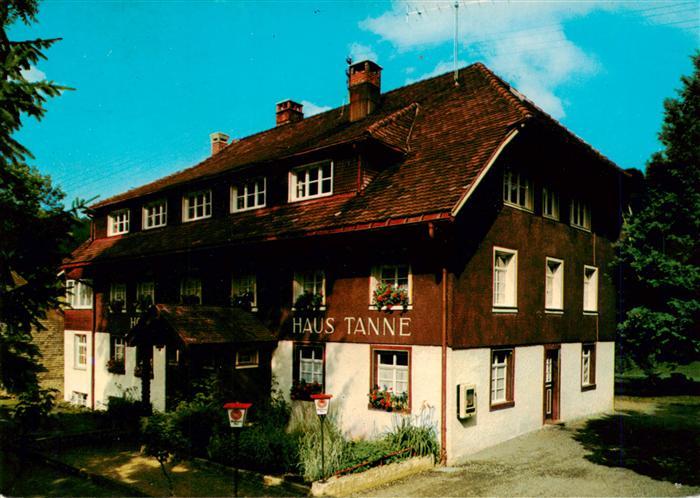 Todtmoos Schwarzwald BW Hotelpension Haus Tanne