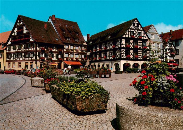 Gengenbach Marktplatz Brunnen