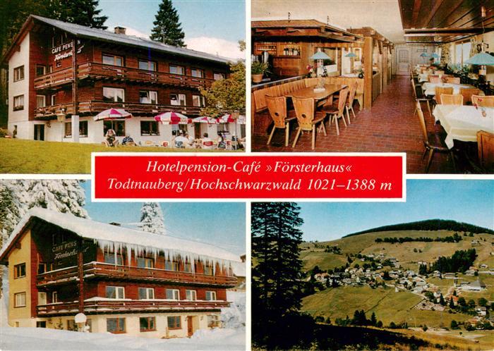 Todtnauberg Schwarzwald BW Hotelpension Cafe Foersterhaus Gaststube Panorama