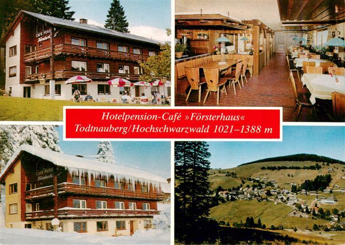 Todtnauberg Schwarzwald BW Hotel Pension Foersterhaus Gaststube Panorama