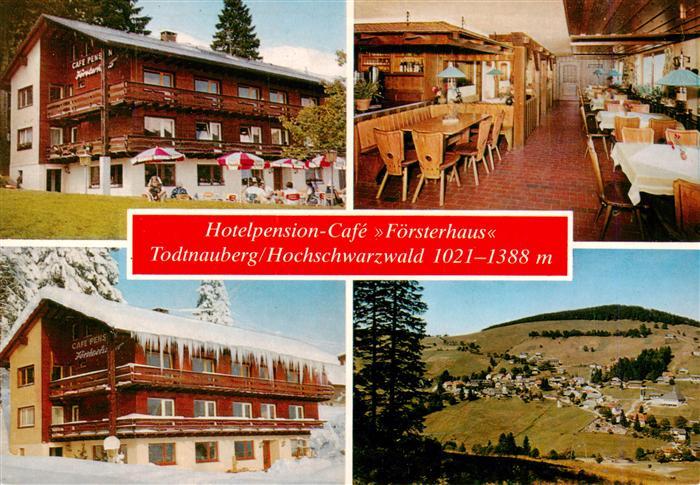 Todtnauberg Schwarzwald BW Hotelpension Cafe Foersterhaus Gaststube