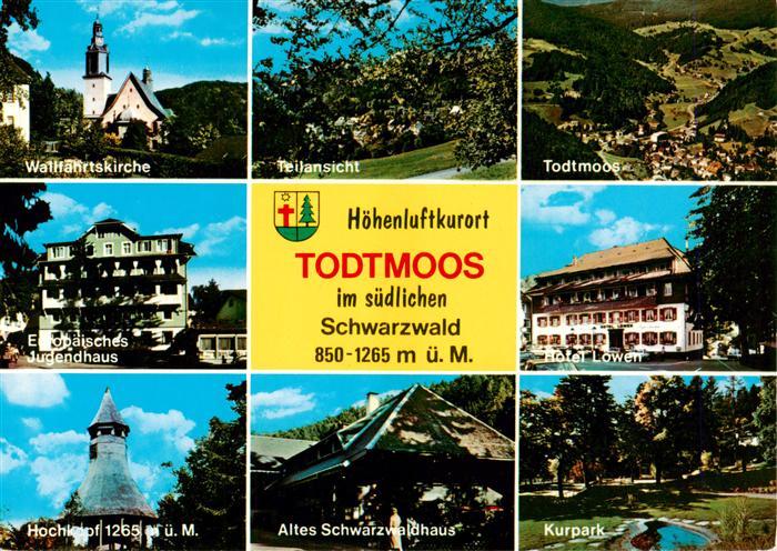 Todtmoos Schwarzwald BW Wallfahrtskirche Europaeisches Jugendhaus Hochkopfturm A