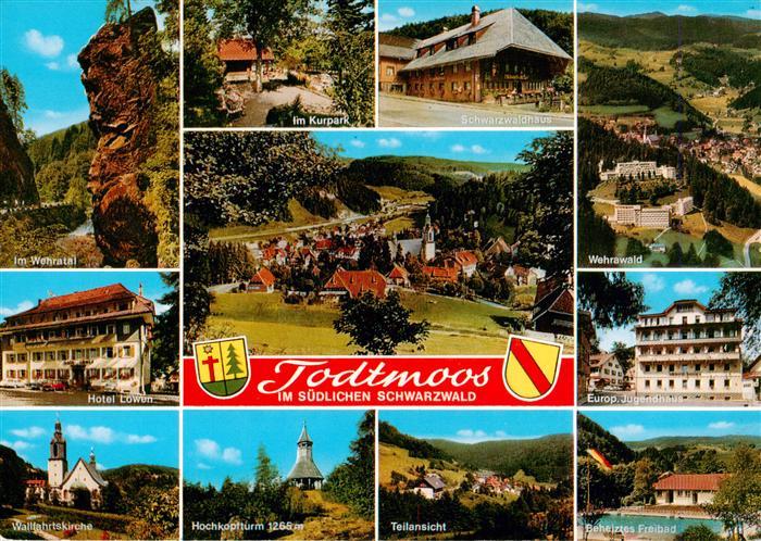 Todtmoos Schwarzwald BW Wehratal Kurpark Schwarzwaldhaus Wehrawald Hotel Loewen