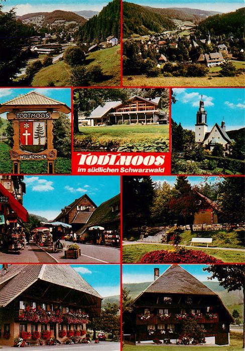 Todtmoos Schwarzwald BW Panorama Kirche Orspartien Schwarzwaldhaeuser