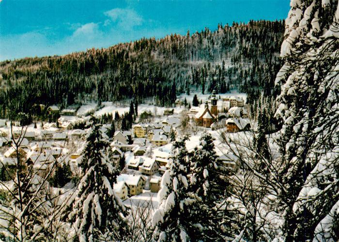 Todtmoos Schwarzwald BW Winterpanorama
