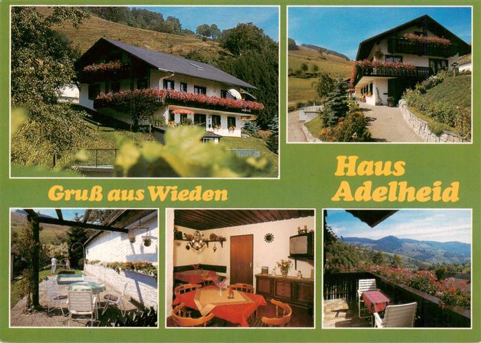 Wieden Schwarzwald Haus Adelheid Terrasse Gastraum