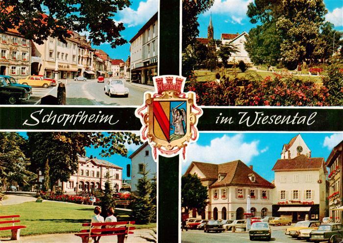 Schopfheim Ortspartie Park Marktplatz