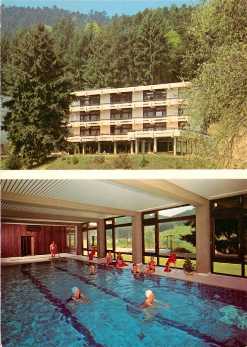 Nordrach Sanatorium Hallenbad Luftkurort im Schwarzwald