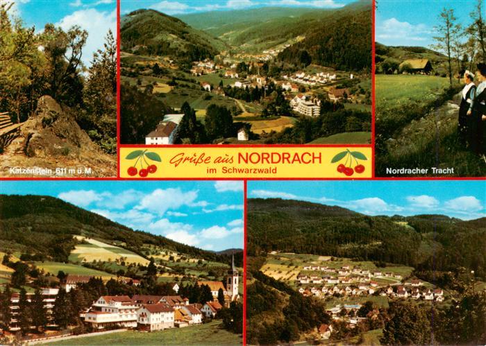 Nordrach Panorama Luftkurort im Schwarzwald Katzenstein Trachten