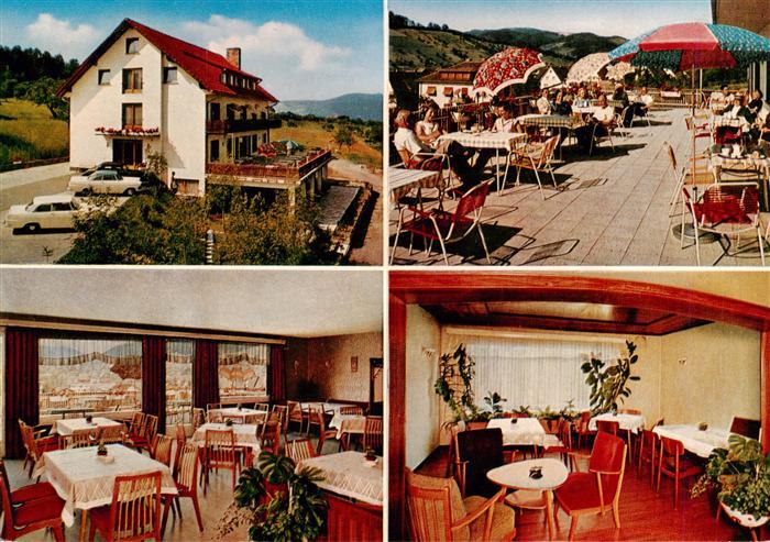 Unterharmersbach Konditorei Café Pension Johanna Gastraeume Terrasse