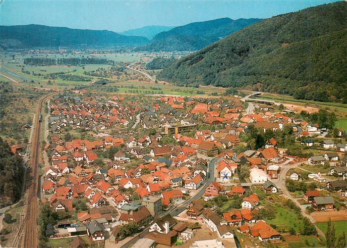 Steinach Kinzigtal Schwarzwald Fliegeraufnahme