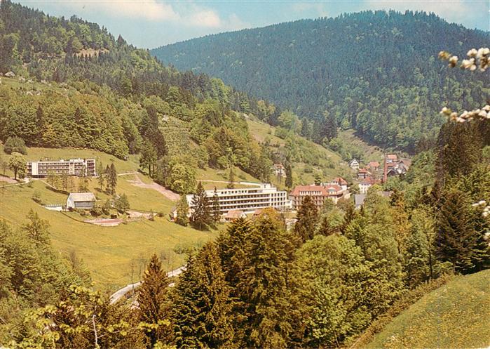 Nordrach Fachklinik Klausenbach Panorama Luftkurort im Schwarzwald
