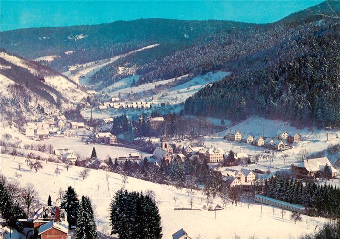 Nordrach Winterpanorama Luftkurort im Schwarzwald