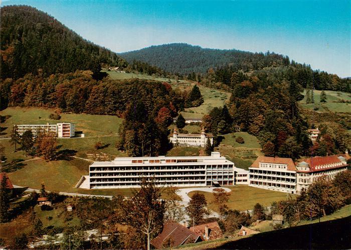 Klausenbach Nordrach Sanatorium Fliegeraufnahme