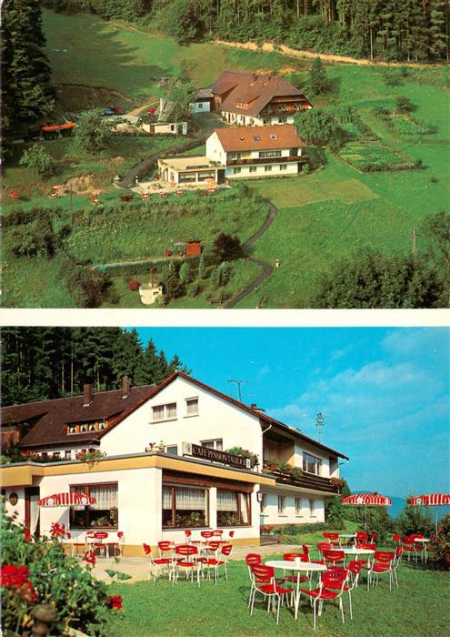 Muehlenbach Wolfach Kinzigtal Baden Fliegeraufnahme Cafe Pension Talblick