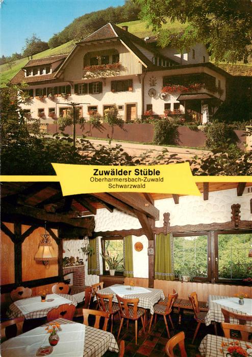 Zuwald Oberharmersbach Zuwaelder Stueble Gastraum