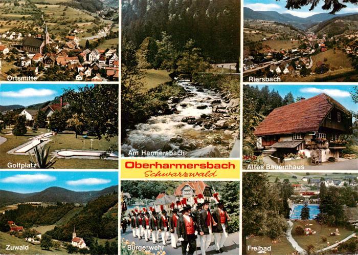 Oberharmersbach Ortsmitte Minigolf Zuwald Am Harmersbach Buergerwehr Riersbach A