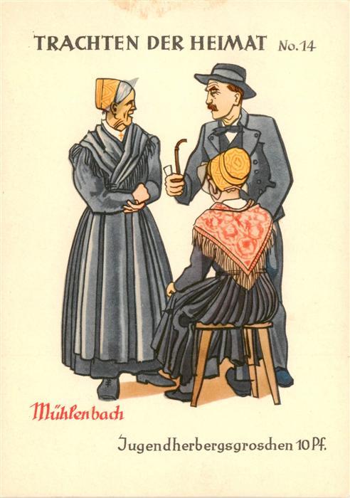 Muehlenbach Wolfach Kinzigtal Baden Trachten der Heimat