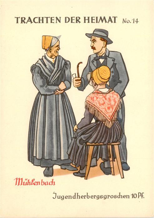 Muehlenbach Wolfach Kinzigtal Baden Trachten der Heimat