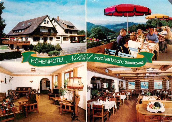 Fischerbach Kinzigtal Hoehenhotel Nillhof Gastraeume Terrasse