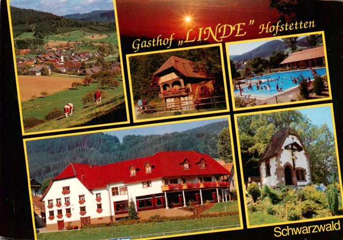 Hofstetten Schwarzwald Haslach Kinzigtal Panorama Gasthof Linde Freibad Kapelle