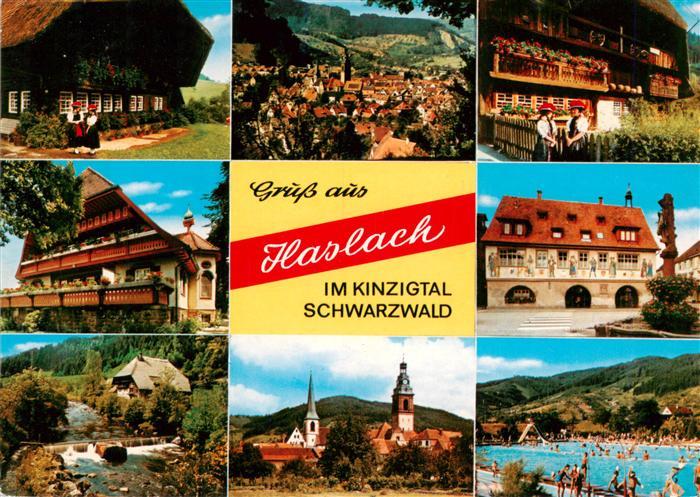 Haslach Kinzigtal Schwarzwaldhaeuser Trachten Panorama Rathaus Kirchen Kinzigpar