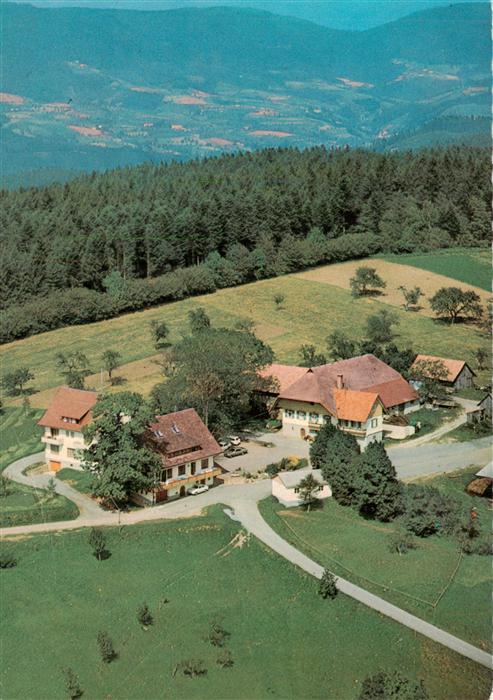 Haslach Kinzigtal Hoehen Gasthaus Nillhof Fliegeraufnahme