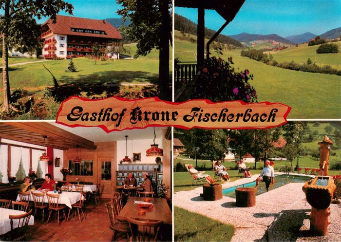 Fischerbach Kinzigtal Gasthof Krone Gaststube Wassertreten Panorama