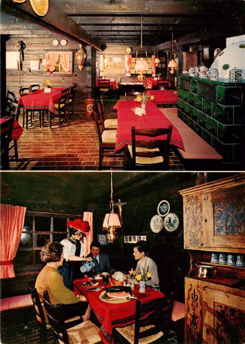 Gutach Schwarzwald Original Vogtsbauernstube Schwarzwaelder Gastraeume