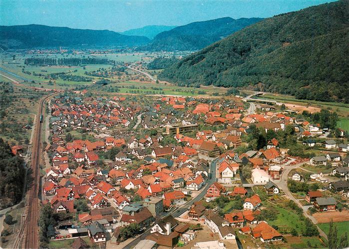 Steinach Kinzigtal Schwarzwald Fliegeraufnahme