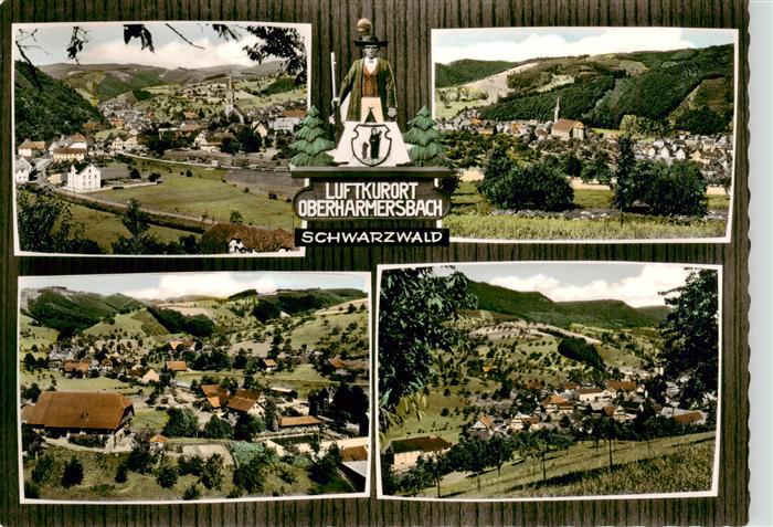 Oberharmersbach Panorama Teilansichten
