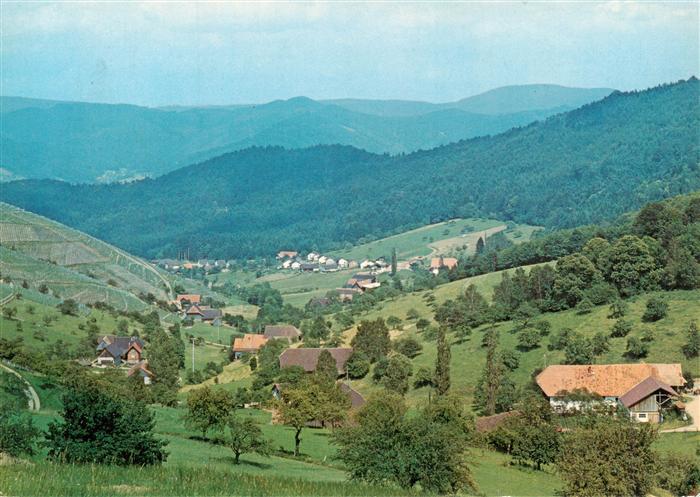 Bermersbach Gengenbach Panorama Ferienort Bermersbachtal im Schwarzwald