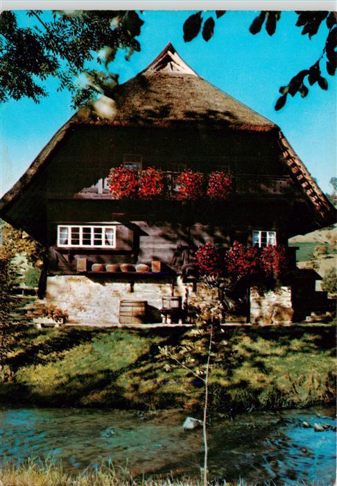 Unterharmersbach Altes Schwarzwaelder Bauernhaus Fuerstenberger Hof Heimatmuseum