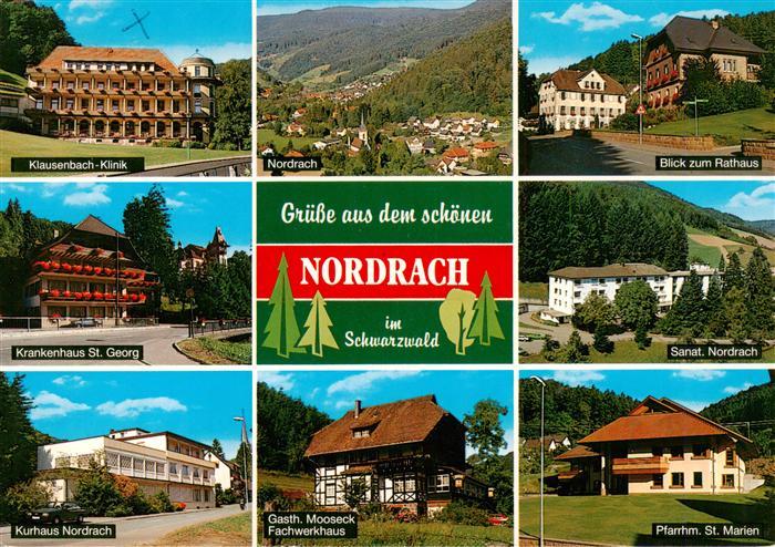 Nordrach Klausenbach Klinik Panorama Rathausblick Krankenhaus St Georg Kurhaus G