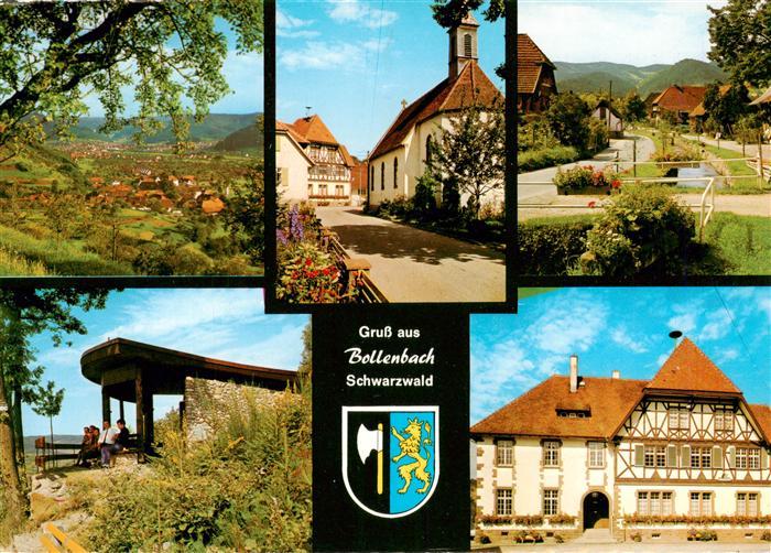 Bollenbach Kinzigtal Schwarzwald Panorama Kirche Ortspartien Fachwerkhaus