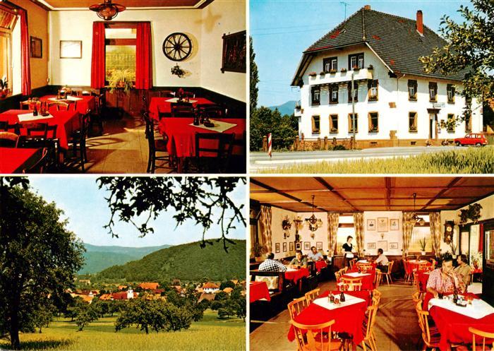Unterentersbach Zell am Harmersbach Gasthaus Rebstock Gastraeume Panorama