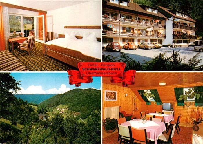 Oberharmersbach Hotel Pension Schwarzwald Idyll Gastraeume Panorama
