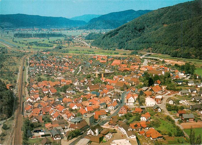 Steinach Kinzigtal Schwarzwald Fliegeraufnahme