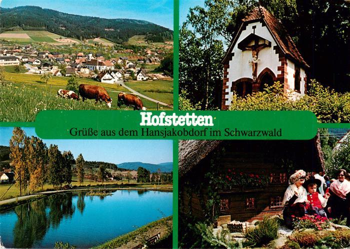 Hofstetten Schwarzwald Haslach Kinzigtal Panorama Kapelle Weiher Trachten