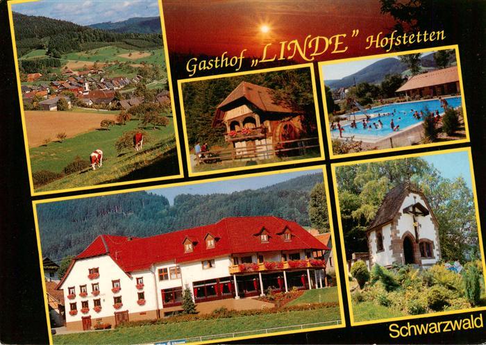 Hofstetten Kinzigtal Panorama Gasthof Linde Muehle Schwimmbad Kapelle