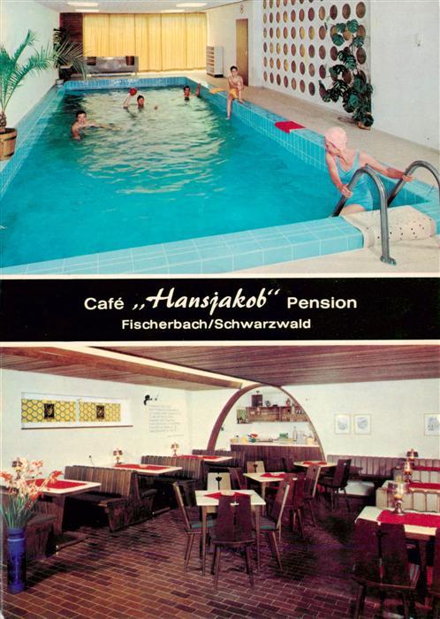 Fischerbach Kinzigtal Cafe Hansjakob Pension Hallenbad Gastraum