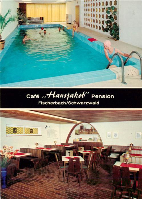 Fischerbach Kinzigtal Cafe Hansjakob Pension Hallenbad Gastraum
