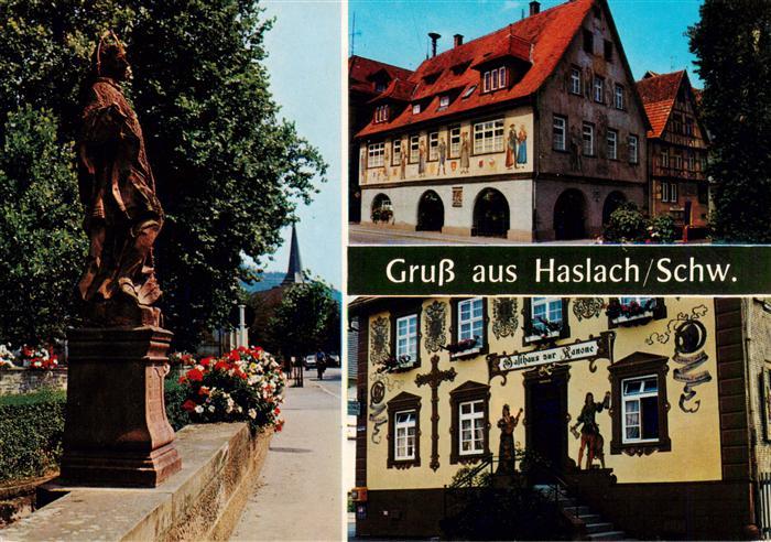 Haslach Kinzigtal Rathaus Gasthaus zur Kanone Park