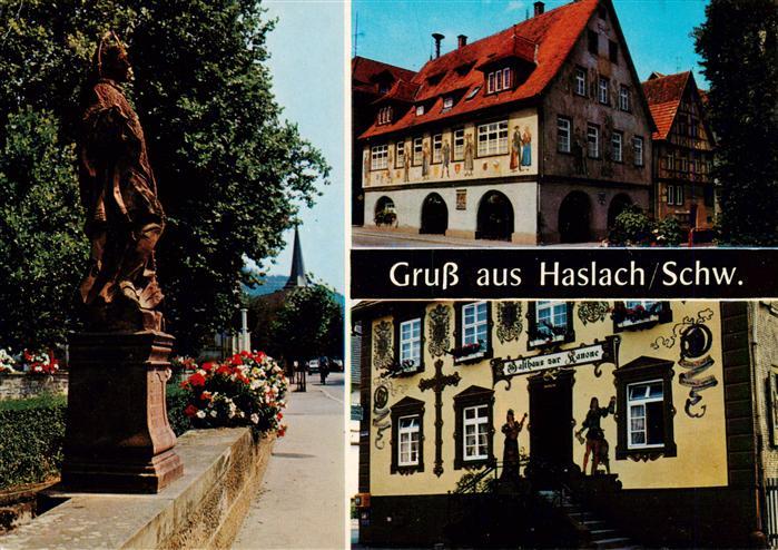 Haslach Kinzigtal Rathaus Gasthaus zur Kanone Monument
