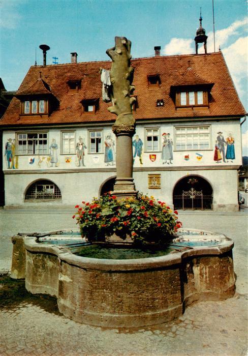 Haslach Kinzigtal Brunnen Rathaus