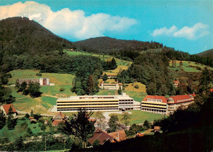 Nordrach Fachklinik Klausenbach Fliegeraufnahme