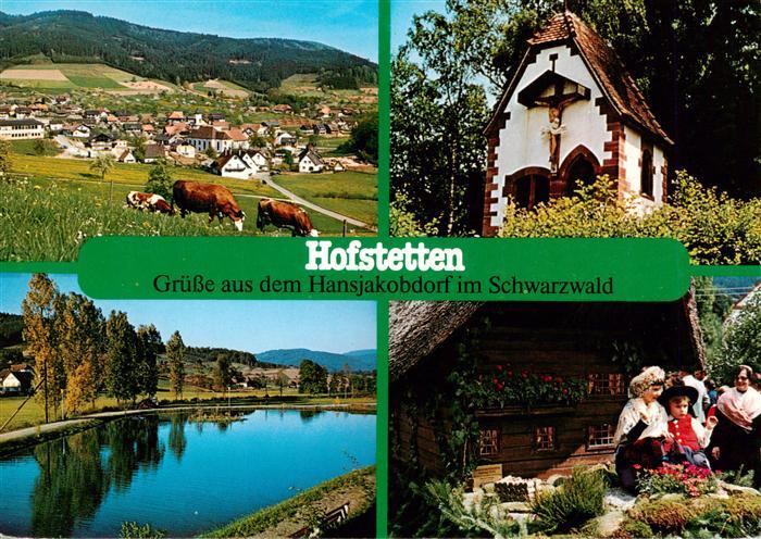 Hofstetten Kinzigtal Panorama Hansjakob Kapelle Weiher Trachten