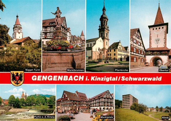 Gengenbach Niggel Turm Marktbrunnen Pfarrkirche Obertor Kinzigpartie Marktplatz