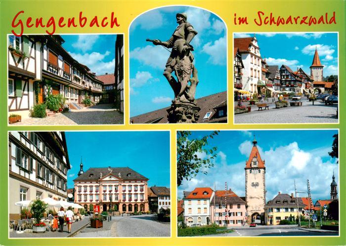 Gengenbach Engelgasse Brunnen Marktplatz Oberer Torturm Rathaus
