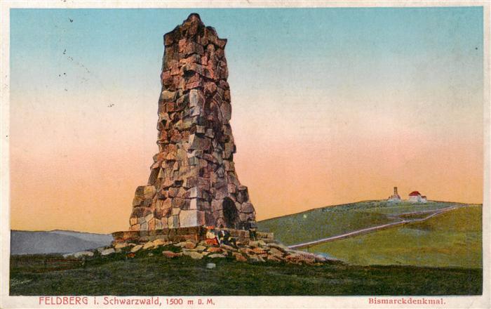 Feldberg 1450m Schwarzwald Bismarckdenkmal